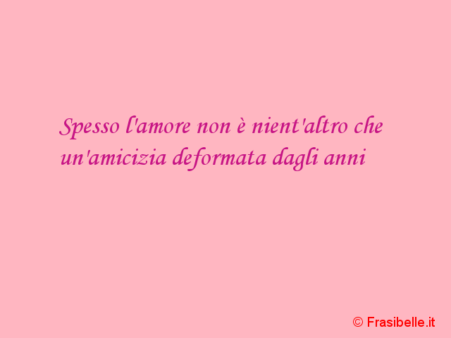 amore come amicizia